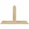 Ekena Millwork Portland Rough Sawn Timber Gable Bracket, Douglas Fir, 36"W x 24"H x 4"D x 4"F, 16/12 Pitch GBW036X24X0404POR00RDF - alternate 1